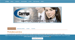 Desktop Screenshot of corrigo.hr
